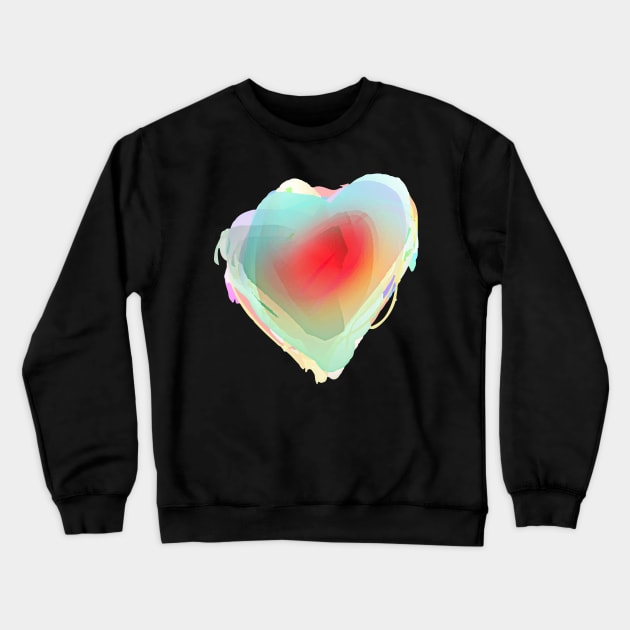 Beating heart Crewneck Sweatshirt by today logo design